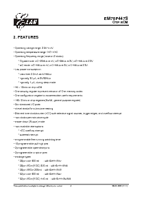 浏览型号EM78P447SBP的Datasheet PDF文件第4页