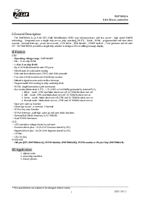 浏览型号EM78P806的Datasheet PDF文件第3页