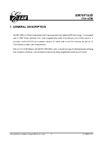 浏览型号EM78P153S的Datasheet PDF文件第3页