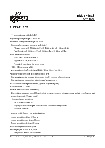 浏览型号EM78P153S的Datasheet PDF文件第4页