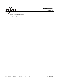 浏览型号EM78P153S的Datasheet PDF文件第5页