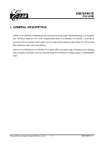 浏览型号EM78P447的Datasheet PDF文件第3页
