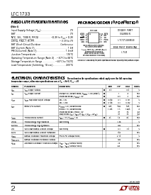 浏览型号LTC1733EMSE的Datasheet PDF文件第2页