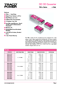 浏览型号TEN8-2411的Datasheet PDF文件第1页