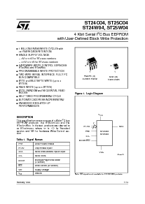 浏览型号24C04的Datasheet PDF文件第1页