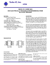 浏览型号24C64的Datasheet PDF文件第1页