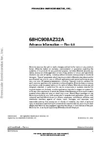 浏览型号MC68HC908AZ32ACFU的Datasheet PDF文件第3页