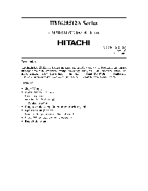 浏览型号HM628512ALTT-5的Datasheet PDF文件第1页