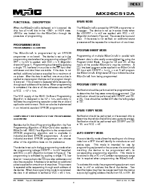 浏览型号MX26C512AMC-15的Datasheet PDF文件第2页