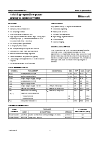 浏览型号TDA8762AM/8的Datasheet PDF文件第2页
