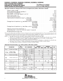 浏览型号ULN2002ANE4的Datasheet PDF文件第4页