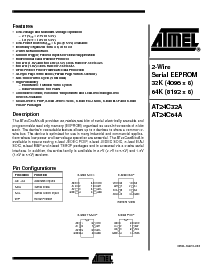 浏览型号AT24C32AN-10SI-1.8的Datasheet PDF文件第1页