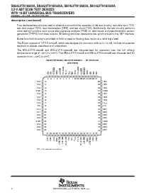 浏览型号SN74LVTH18502APMR的Datasheet PDF文件第2页