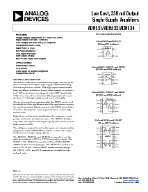 浏览型号AD8532ARU的Datasheet PDF文件第1页