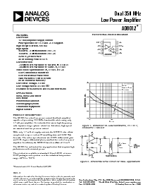 浏览型号AD8012ARM的Datasheet PDF文件第1页