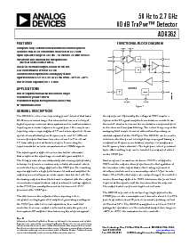浏览型号AD8362ARUZ-REEL71的Datasheet PDF文件第1页