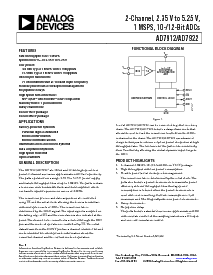 浏览型号AD7912ARM-REEL的Datasheet PDF文件第1页