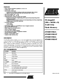 浏览型号AT49BV162AT-70TI的Datasheet PDF文件第1页