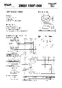 浏览型号2MBI150F-060的Datasheet PDF文件第1页