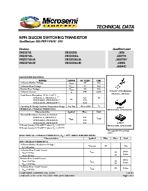 浏览型号2N2221A的Datasheet PDF文件第1页