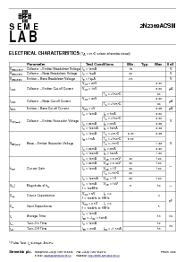 浏览型号2N2369ACSM的Datasheet PDF文件第2页