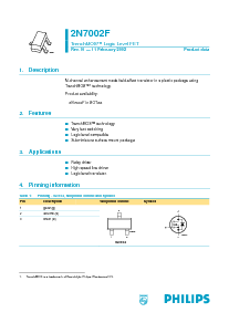 浏览型号2N7002F的Datasheet PDF文件第1页