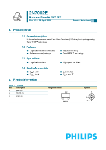 浏览型号2N7002E的Datasheet PDF文件第1页
