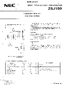 浏览型号2SJ199的Datasheet PDF文件第1页