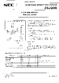 浏览型号2SJ208的Datasheet PDF文件第1页