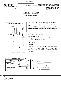 浏览型号2SJ212的Datasheet PDF文件第1页