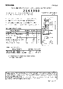 浏览型号2SK1359的Datasheet PDF文件第1页