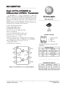 浏览型号MC100EPT22D的Datasheet PDF文件第1页