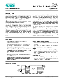 浏览型号ES1921的Datasheet PDF文件第1页