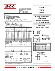 浏览型号ES1B的Datasheet PDF文件第1页