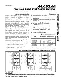 浏览型号MAX393ESE的Datasheet PDF文件第1页