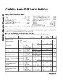 浏览型号MAX393ESE的Datasheet PDF文件第2页