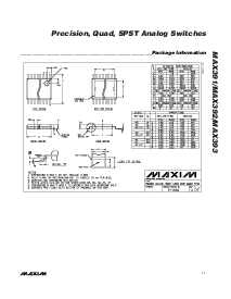 浏览型号MAX393ESE的Datasheet PDF文件第11页