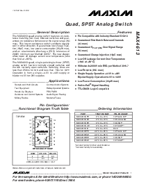 浏览型号MAX4613ESE的Datasheet PDF文件第1页