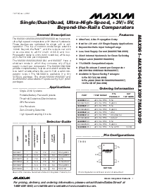 浏览型号MAX964ESE的Datasheet PDF文件第1页