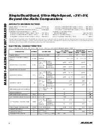 浏览型号MAX964ESE的Datasheet PDF文件第2页