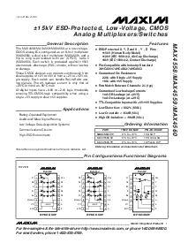 浏览型号MAX4559ESE的Datasheet PDF文件第1页