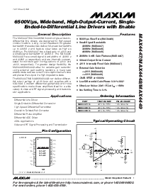 浏览型号MAX4448ESE的Datasheet PDF文件第1页