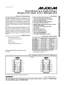 浏览型号MAX4508ESE的Datasheet PDF文件第1页