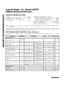 浏览型号MAX4652ESE的Datasheet PDF文件第2页