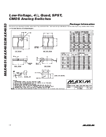 浏览型号MAX4652ESE的Datasheet PDF文件第12页