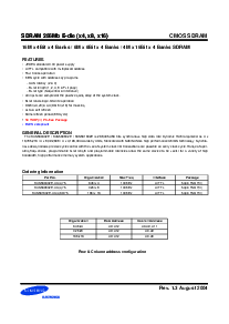 浏览型号K4S561632E-UL75的Datasheet PDF文件第3页
