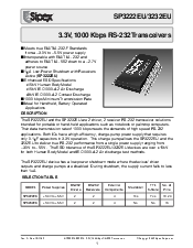 浏览型号SP3232EUCA的Datasheet PDF文件第1页