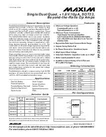 浏览型号MAX4240EUK-T的Datasheet PDF文件第1页