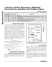 浏览型号MAX4372FEUK-T的Datasheet PDF文件第6页