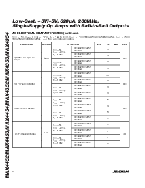 浏览型号MAX4352EUK-T的Datasheet PDF文件第4页